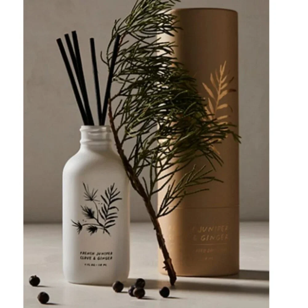 NIB Free People Apothecary Reed Diffuser in French Juniper, Clove & Ginger